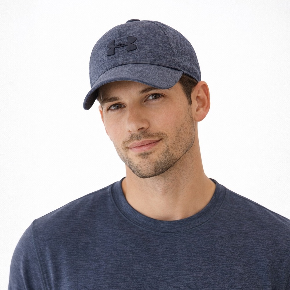 Under Armour Navy Heather Performance Cap